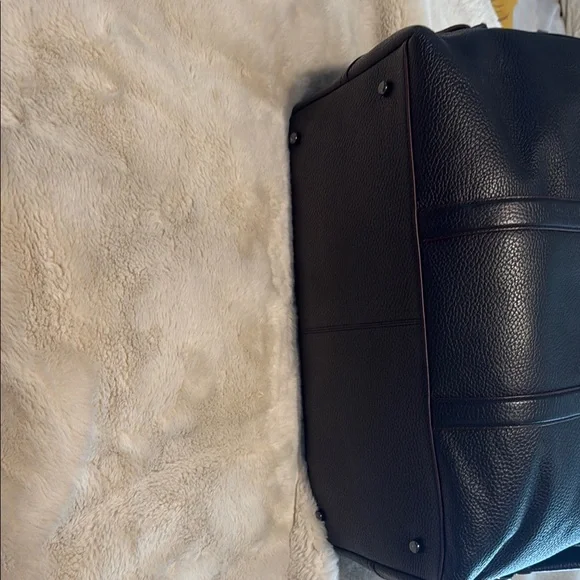 Coach Black Leather Duffel Bag - Picture 8 of 10